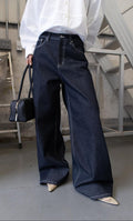VAGUE WIDE LEG - Jean Ancho Tiro Alto