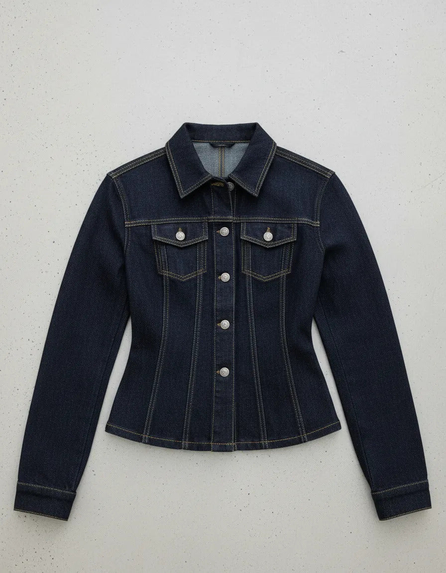 The Hourglass Jacket - Campera de Denim Premium Entallada